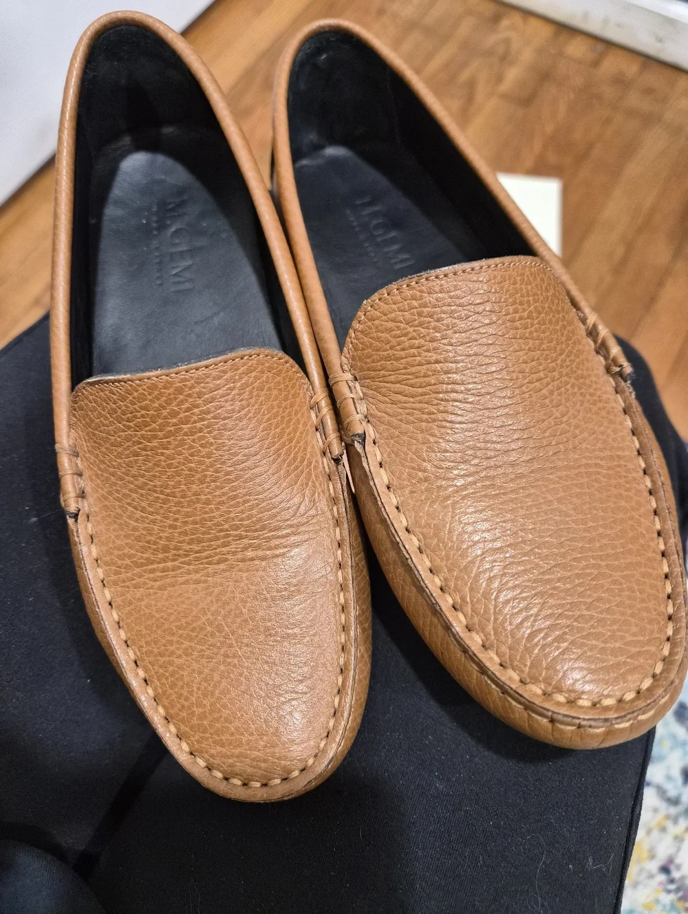 M.Gemi The Felize Driving Loafers Cappuccino Leather EU 36 Women’s Made In Italy